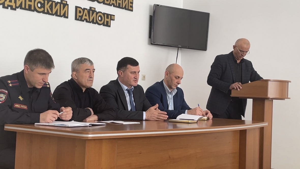 Сегодня состоялось плановое заседание Антитеррористической комиссии в МО «Чародинский район»