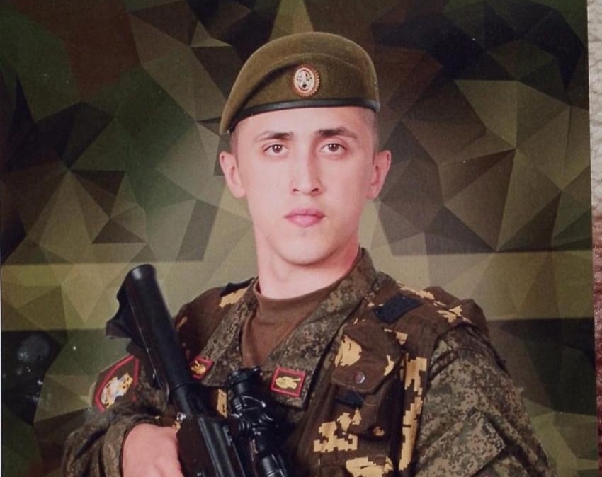 Призывник из Чародинского района Магомед Ниматулаев получил Благодарственное письмо из военной части