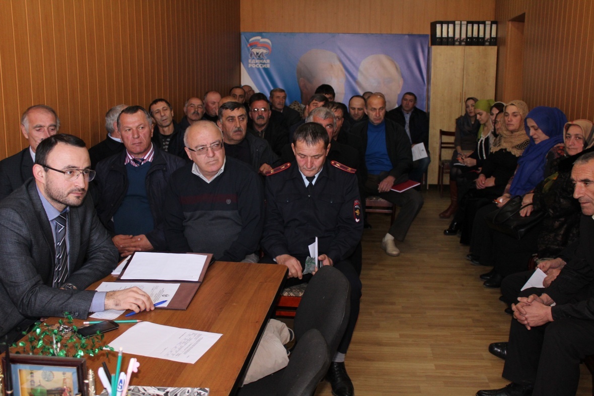 8 ноября в администрации Чародинского района состоялось плановое совещание