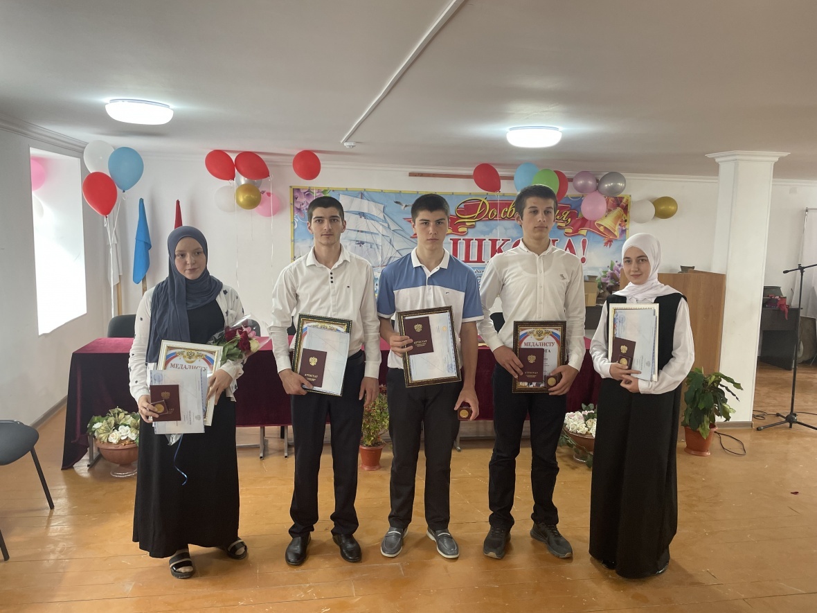 5 выпускников школ Чародинского района получили золотую медаль