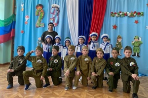 В детском саду «Радуга» села Цуриб прошло мероприятие посвященное Дню защитника Отечества